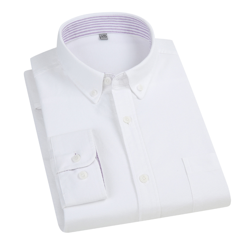 5XL Oxford 100 % Cotton Long S - Oxford Cotton Casual Shirt Business 评论和价格
