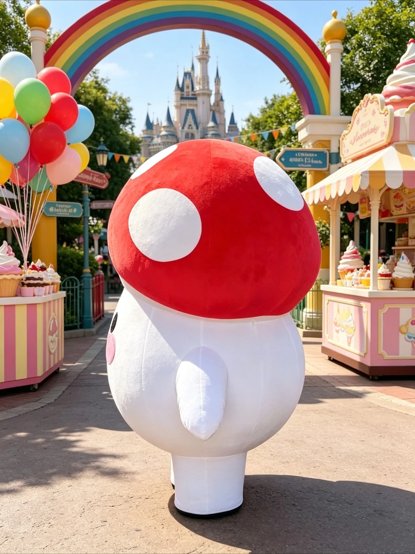 Cute Mushroom Inflatable Masco - Suits 评论和价格