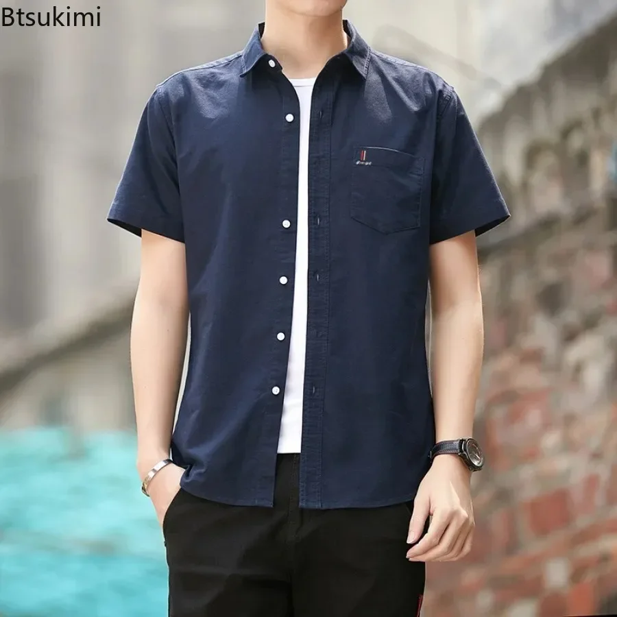 2026 Men's Casual 100% Cotton  - Oxford Cotton Casual Shirt Business 评论和价格