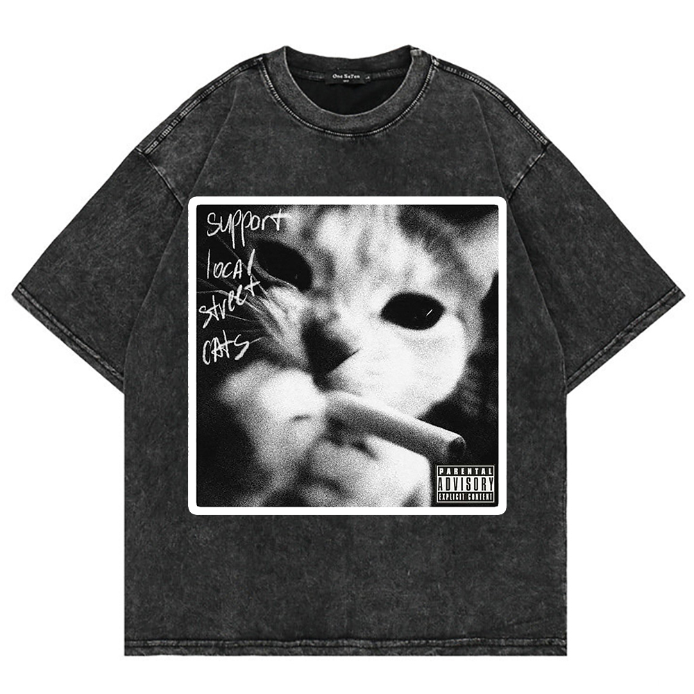 100% Cotton Vintage Washed Y2k - Acid Wash Vintage Graphic T Shirt 评论和价格