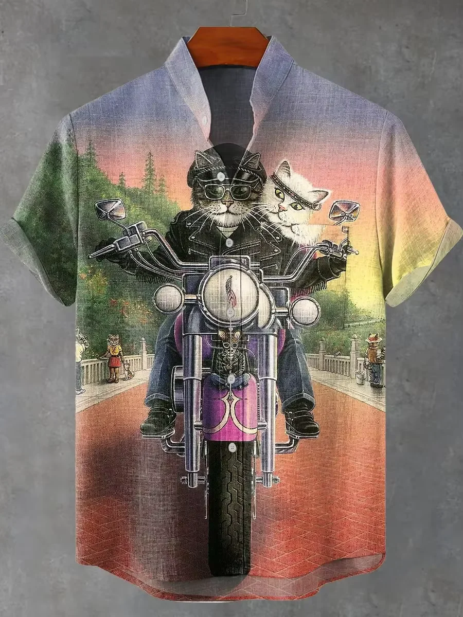 Men's Hawaiian Short Sleeve Sh - Vintage Hawaiian Floral Shirt 评论和价格