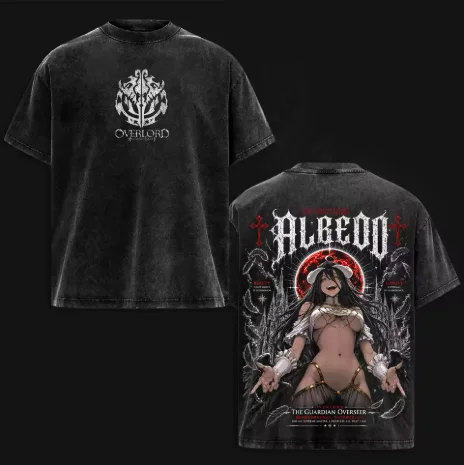 Albedo Overlord Graphic Tee, D - Acid Wash Vintage Graphic T Shirt 评论和价格